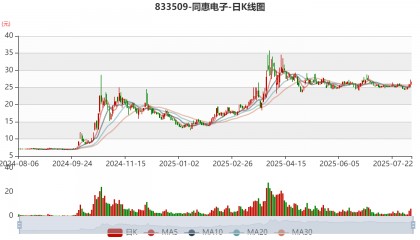 同惠电子：2025年上半年净利润2930.99万元 同比增长55.4%