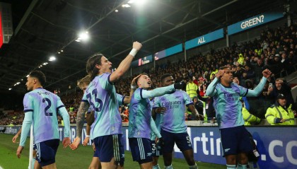 英超-热苏斯破门 阿森纳3-1逆转小蜜蜂三连胜升第二