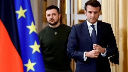 从不排除派兵到拒绝出兵，马克龙再度化身“变色龙”，欧洲承诺究竟还剩下多少真诚？