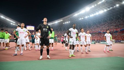 国安外援法比奥为0-6泰山道歉：我们需要承担责任