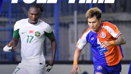 亚冠-埃弗拉破门被吹疑遭误判 浙江队客场0-1泰港