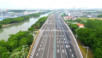 苏州工业园区娄江大道（沪宁高速-朱街）快速化改造工程通车
