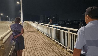 突发！珠海“钓鱼哥”河边钓鱼，突然丢下鱼竿拔腿就跑……