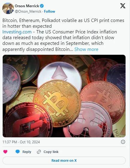 比特币价格预测:美国通胀数据发布——BTC 反弹将获得动力吗?