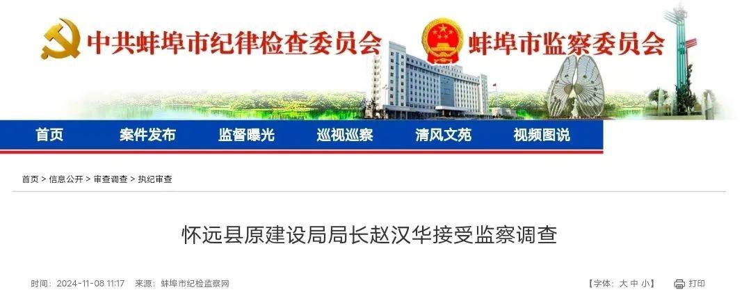 安徽五干部同日被查!一人曾任央企高管