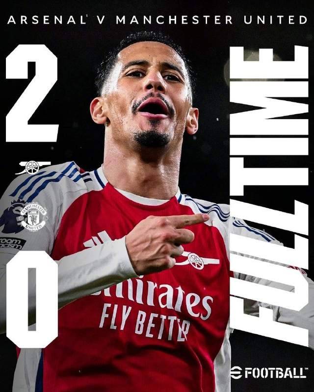 阿森纳2-0曼联获封“角球之王”,阿莫林终结联赛34场不败,詹俊:曼联人员轮换有亮点