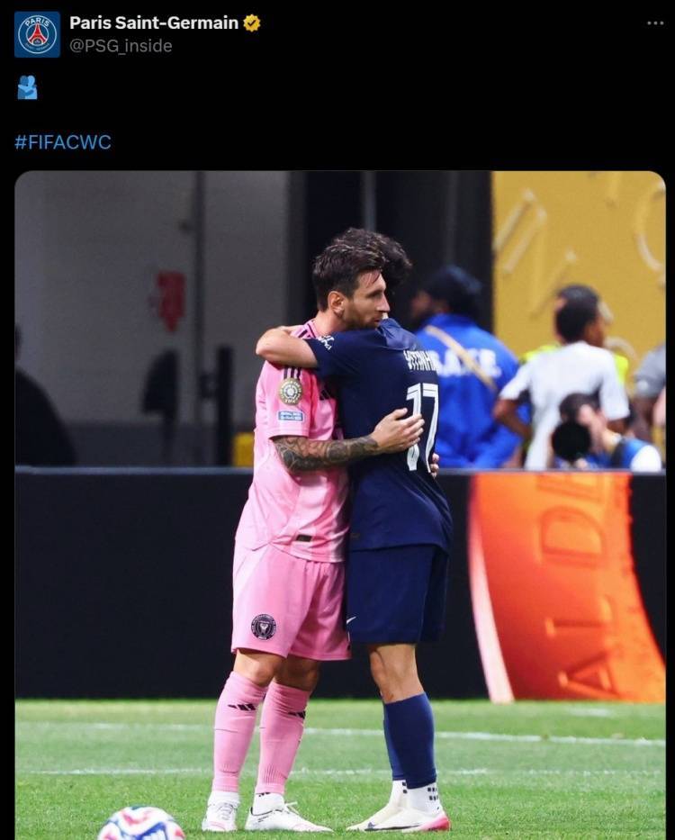 巴黎媒体人热议梅西挥臂动作:梅西恨透了维蒂尼亚,他疯了!